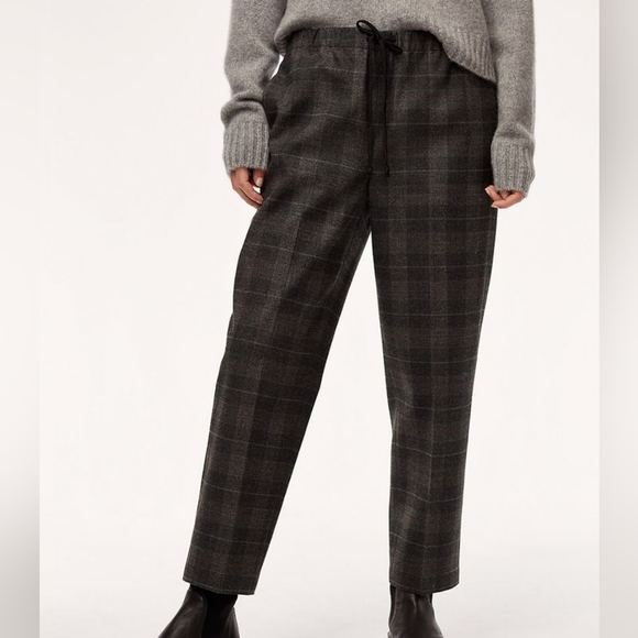 Aritzia Group by Babaton Jimmy Pant Plaid Sz S - Picture 5 of 11